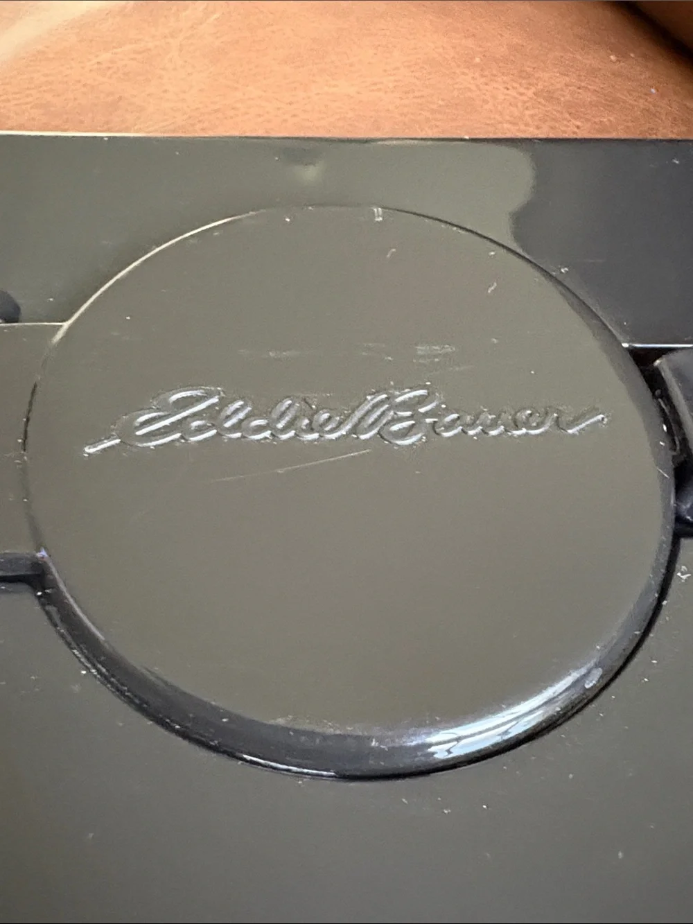 Eddie Bauer Black Flip-Top Travel Wipes Case